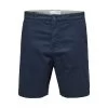 Bermuda Selected Homme En Coton Biologique Mélangé Bleu Marine -Passons à la mode masculine ! 100055 131161vt short selected coupe chino en coton biologique stretch bleu marine uni a double poches arrieres passepoilees 01 2 600x600