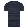 T-shirt Col Rond Selected En Coton Biologique Mélangé Bleu Marine à Rayures -Passons à la mode masculine ! 100059 131157vt t shirt col rond selected en coton biologique melange bleu marine a rayures 01 600x600