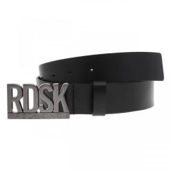 Ceinture Redskins Nylon En Cuir De Vache Noire
