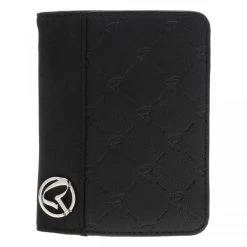 Portefeuille Redskins Noir à Logo Monogramme Embossé Nano