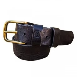 Freeman T. Porter Ceinture Freeman Thanos En Cuir De Vache Noir
