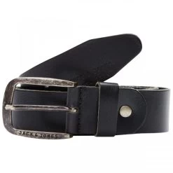 Ceinture Jack & Jones Paul Cuir Noire
