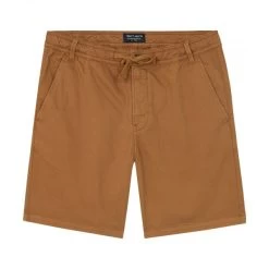 Bermuda Chino Teddy Smith En Coton Stretch Camel