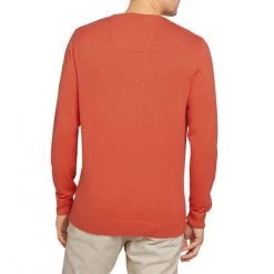 Pull Col Rond Tom Tailor En Coton Corail -Passons à la mode masculine ! 100807 127963vt pull col rond tom tailor en coton corail 03 600x600