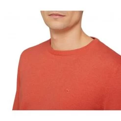 Pull Col Rond Tom Tailor En Coton Corail -Passons à la mode masculine ! 100807 127963vt pull col rond tom tailor en coton corail 04 600x600