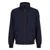 Blouson Manches Longues Col Montant Tom Tailor Bleu Marine