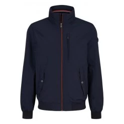 Blouson Manches Longues Col Montant Tom Tailor Bleu Marine