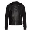 Veste à Capuche Style Perfecto Bi-matière Calvin Klein Noire -Passons à la mode masculine ! 101475 126291vt veste a capuche style perfecto bi matiere calvin klein noire 01 600x600