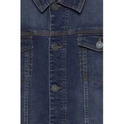 Blend Veste Indigo Homme Denim En Coton Coupe Droite Avec Effet Délavé -Passons à la mode masculine ! 101581 105821vt veste indigo homme denim en coton coupe droite avec effet delave 03 600x600