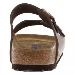 Birkenstock Sandales Arizona En Cuir Marron Mat à Semelle Liège Résiné, Boucles à Ardillon Et Première Cuir -Passons à la mode masculine ! 101690 15600ch sandales arizona en cuir marron mat a semelle liege resine boucles a ardillon et premiere cuir 04 600x600