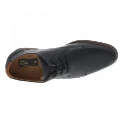 Bullboxer Derbies En Cuir Bleu Marine à Lacets Ronds -Passons à la mode masculine ! 101723 15720ch derbies en cuir bleu marine a lacets ronds 05 600x600