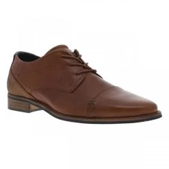 Derbies Bullboxer à Lacets élastiqués En Cuir Cognac -Passons à la mode masculine ! 101724 15721ch derbies bullboxer a lacets elastiques en cuir cognac 02 600x600