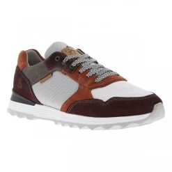 Baskets Bullboxer En Cuir Nubuck Bordeaux Micro-perforé à Lacets Bicolores -Passons à la mode masculine ! 101732 15730ch baskets bullboxer en cuir nubuck bordeaux micro perfore a lacets bicolores 02 2 600x600