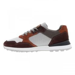Baskets Bullboxer En Cuir Nubuck Bordeaux Micro-perforé à Lacets Bicolores -Passons à la mode masculine ! 101732 15730ch baskets bullboxer en cuir nubuck bordeaux micro perfore a lacets bicolores 03 2 600x600