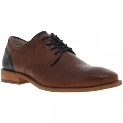 Derbies Bullboxer En Cuir Cognac à Lacets élastiqués -Passons à la mode masculine ! 101733 15731ch derbies bullboxer en cuir cognac a lacets elastiques 02 600x600
