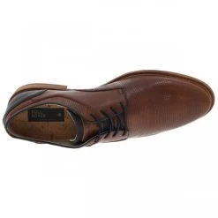 Derbies Bullboxer En Cuir Cognac à Lacets élastiqués -Passons à la mode masculine ! 101733 15731ch derbies bullboxer en cuir cognac a lacets elastiques 05 600x600