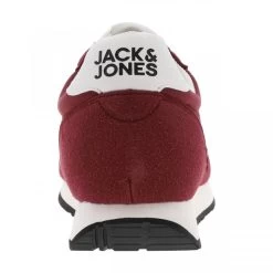 Baskets Jack & Jones à Lacets Plats Avec Logo Bordeaux -Passons à la mode masculine ! 101885 16016ch baskets jack et jones a lacets plats avec logo bordeaux 04 600x600