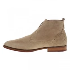 Bottes Kost En Cuir Nubuck Beige à Fins Lacets Ronds -Passons à la mode masculine ! 101903 16053ch bottes kost en cuir nubuck beige a fins lacets ronds 03 600x600