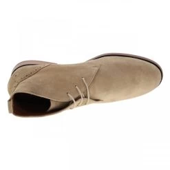 Bottes Kost En Cuir Nubuck Beige à Fins Lacets Ronds -Passons à la mode masculine ! 101903 16053ch bottes kost en cuir nubuck beige a fins lacets ronds 05 600x600