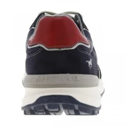 Baskets Mustang Bleu Marine à Empiècements Nubuck à Lacets Plats 11 Baskets Mustang Bleu Marine à Empiècements Nubuck à Lacets Plats -Passons à la mode masculine ! 102058 16300ch baskets mustang bleu marine a empiecements nubuck a lacets plats 04 600x600