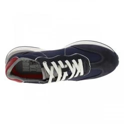 Baskets Mustang Bleu Marine à Empiècements Nubuck à Lacets Plats 12 Baskets Mustang Bleu Marine à Empiècements Nubuck à Lacets Plats -Passons à la mode masculine ! 102058 16300ch baskets mustang bleu marine a empiecements nubuck a lacets plats 05 600x600