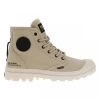 Baskets Montantes à Talon Plat Palladium Pampa Hi Supply Beiges