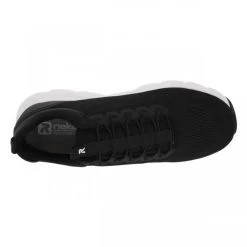 Baskets Basses à Semelle Semi-compensée Rieker Noires -Passons à la mode masculine ! 102176 16452ch baskets basses a semelle semi compensee rieker noires 05 600x600