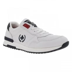 Baskets Rieker En Cuir Enduis Blanc à Talon Renforcé -Passons à la mode masculine ! 102215 16496ch baskets rieker en cuir enduis blanc a talon renforce 02 600x600