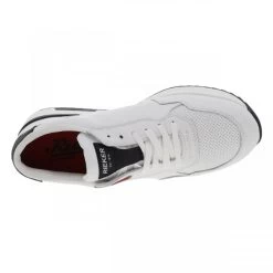 Baskets Rieker En Cuir Enduis Blanc à Talon Renforcé -Passons à la mode masculine ! 102215 16496ch baskets rieker en cuir enduis blanc a talon renforce 05 600x600