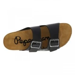 Mules Pepe Jeans Noires à Boucle à Ardillon -Passons à la mode masculine ! 102241 16522ch mules pepe jeans noires a boucle a ardillon 05 600x600
