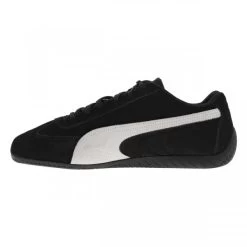 Sneakers De Course Puma En Cuir De Vachette Noir à Lacets Plats -Passons à la mode masculine ! 102276 16566ch sneakers de course puma en cuir de vachette noir a lacets plats 03 600x600