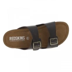 Mules Redskins à Boucle à Ardillon En Cuir Marron -Passons à la mode masculine ! 102306 16642ch mules redskins a boucle a ardillon en cuir marron 05 600x600