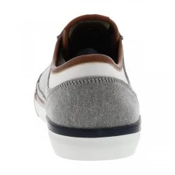 Baskets Basses Redskins Logo Patch En Toile Grise -Passons à la mode masculine ! 102308 16646ch baskets basses redskins logo patch en toile grise 04 600x600