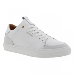 Baskets Basses Advanced Habana En Cuir Blanc à Semelle Vulcanisée -Passons à la mode masculine ! 102406 16797ch baskets basses advanced habana en cuir blanc a semelle vulcanisee 02 600x600