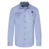 Chemise Delahaye Ciel Avec Manches Longues Et Col Français -Passons à la mode masculine ! 102531 133643vt chemise delahaye ciel avec manches longues et col francais 01 600x600
