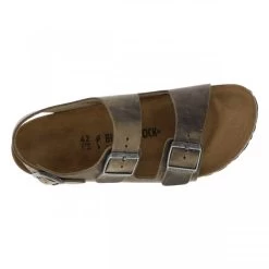 Sandales Birkenstock Milano Kaki à Boucle à Ardillon -Passons à la mode masculine ! 102722 15604ch sandales birkenstock milano kaki a boucle a ardillon 05 600x600