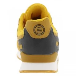 Sneakers Serge Blanco En Cuir Nubuck Jaune à Lacets Plats -Passons à la mode masculine ! 102815 16843ch sneakers serge blanco en cuir nubuck jaune a lacets plats 04 600x600