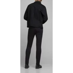 Jack & Jones Jean Coupe Slim Jack&Jones En Coton Mélangé Noir -Passons à la mode masculine ! 102853 92569vt jean coupe slim jacketjones en coton melange noir 03 600x600