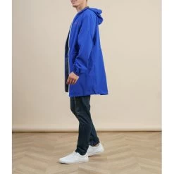 Imperméable Flotte Amelot Bleu Avec Manches Longues Et Col à Capuche -Passons à la mode masculine ! 102912 134667vt impermeable flotte amelot bleu avec manches longues et col a capuche 03 600x600