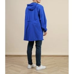 Imperméable Flotte Amelot Bleu Avec Manches Longues Et Col à Capuche -Passons à la mode masculine ! 102912 134667vt impermeable flotte amelot bleu avec manches longues et col a capuche 04 600x600