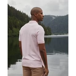 Polo Coupe Droite Mise Au Green En Coton Rose -Passons à la mode masculine ! 103143 110094vt polo coupe droite mise au green en coton rose 03 600x600