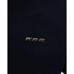 Blouson Bomber Zippé M.A.G. Corner En Coton Bleu Marine -Passons à la mode masculine ! 103259 133552vt blouson bomber zippe mag corner en coton bleu marine 03 600x600