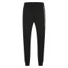 Pantalon De Jogging Boss En Coton Noir Avec Bandes Latérales Colorées