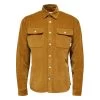 Surchemise à Manches Longues Et Col Italien Selected En Coton Biologique Mélangé Camel -Passons à la mode masculine ! 104035 139640vt surchemise selected coton biologique melange avec manches longues et col italien camel 01 600x600
