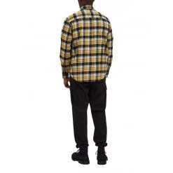 Chemise Selected Jaune à Carreaux Regular Fit Avec Manches Longues Et Col Américain -Passons à la mode masculine ! 104042 139633vt chemise selected regular avec manches longues et col americain jaune carreaux 03 600x600