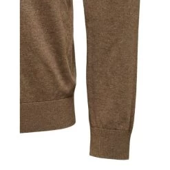 Pull Col Camionneur Selected En Coton Taupe -Passons à la mode masculine ! 104056 139619vt pull selected coton et col camionneur taupe 03 600x600