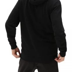 Sweat Vans Noir Coupe Droite Zippée Avec Manches Longues Et Col à Capuche -Passons à la mode masculine ! 104255 139375vt sweat vans droite avec manches longues et col a capuche noir 03 600x600