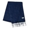 Écharpe Serge Blanco Play En Feutrine De Laine Mélangée Bleu Marine Unie à Franges -Passons à la mode masculine ! 104288 139318vt echarpe serge blanco play en feutrine de laine melangee bleu marine unie a franges 01 600x600