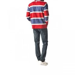 Polo Serge Blanco Play 100% Coton Tricolore à Larges Rayures, Coupe Droite Et Col 3 Boutons -Passons à la mode masculine ! 104301 139305vt polo serge blanco play 100 coton tricolore a larges rayures coupe droite et col 3 boutons 03 600x600