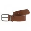 Ceinture Redskins En Cuir De Vache Camel